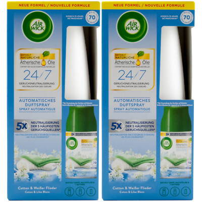 Air Wick Automatisches Duftspray Cotton Weißer Flieder x