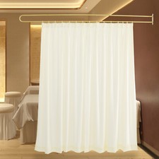Partition Curtain With U-Shape Tube Privacy Partition Curtain Room Divider