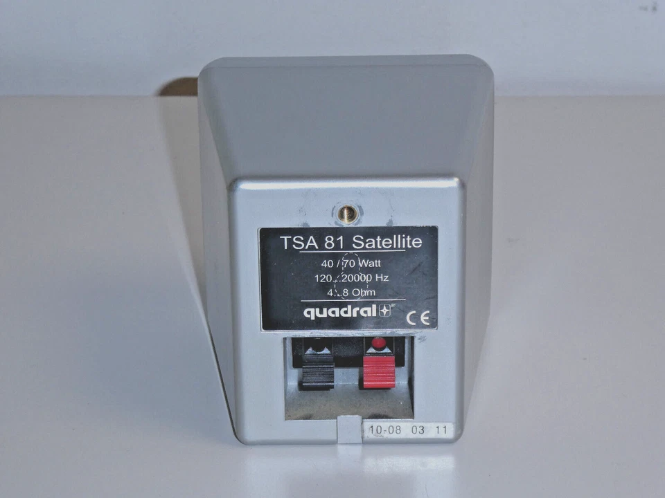 Quadral TSA 81 Satelliten Lautsprecher Silber, 2 Jahre Garantie - Bild 2 von 2