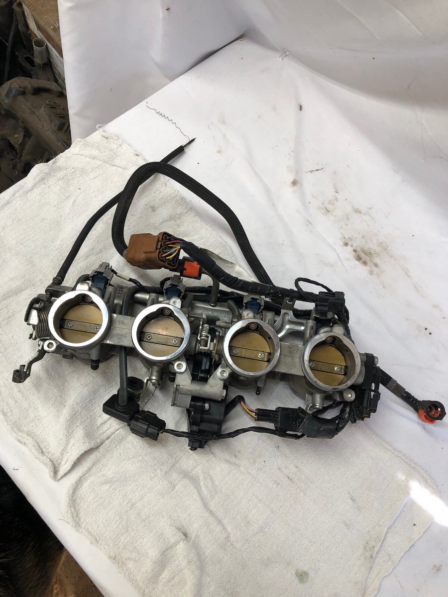 06-11 Kawasaki Ninja ZX14 ZX14R Throttle Bodies Body Fuel 06-11 Kawasaki Ninja ZX14 ZX14R Throttle Bodies Body Fuel