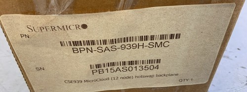 SuperMicro BPN-SAS-939H CSE939 MicroCloud (12 node) hotswap backplane-O3B - Picture 2 of 3