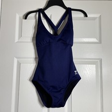 TYR One Piece Swimsuit Size 6 Blue