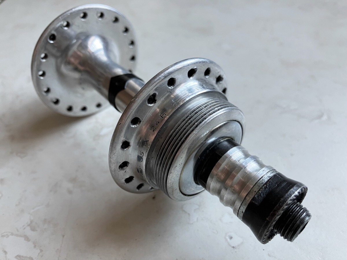 Vintage Campagnolo Record Rear Hub 36 H Low Flange 35x24 TPI Vintage Campagnolo Record Rear Hub 36 H Low Flange 35x24 TPI