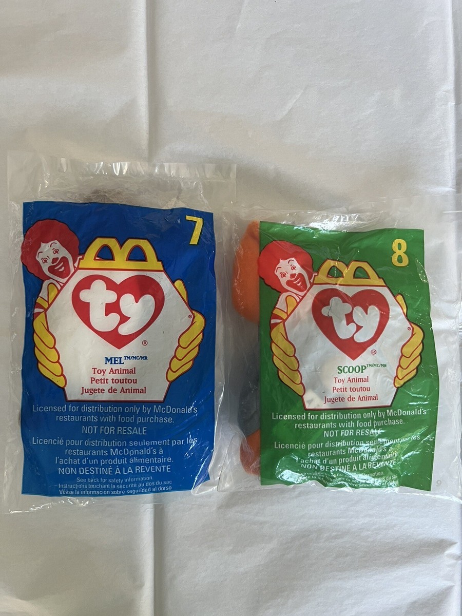 Ty Teenie Beanie Babies Rare Mcdonalds Collectible, Set Of 2