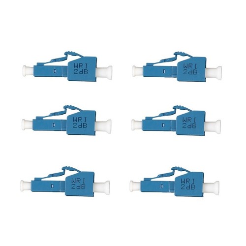 6PCS LC UPC Fiber Optical fixed attenuation adapter SM attenuation 1-15dB - 第 15/15 張圖片
