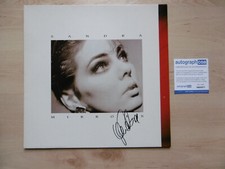 Sandra (Lauer/Cretu) autograph signed LP cover "mirrors" vinyl ACOA