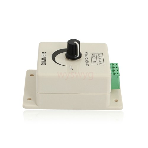DC12V-24V 8A LED Light Dimmer Brightness & Ribbon Adjustable Bright Controller - Picture 3 of 3