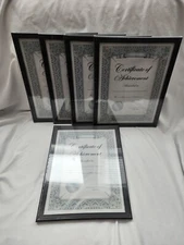 8.5x11 Picture Frames Certificate Frame 5 Pack Diploma Frames Bulk For Document