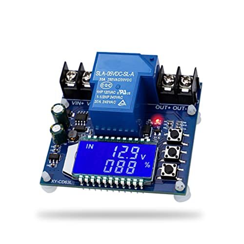 Modulo Di Protezione Batteria 6V-60V 30A Con Display LCD – Interruttore Di Sottotensione Per Batterie Al Piombo E Ioni Di Litio