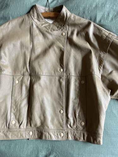 Vintage leather jacket, Vera Pelle, EU 44, Suitable For S, Loose fit