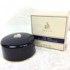  7 oz Lanvin My Sin Dusting Powder Charles of the Ritz USA France New Open Box