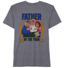 Camiseta Hombre Padre del Año Padre de Familia Envejecida Día del Padre Mediana-XL