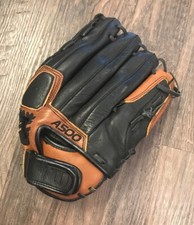 Wilson A500 AO502 13  Softball Left Hand Throw Ecco Leather LHT Black Brown