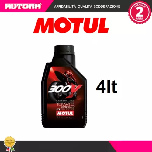 4L Motul 300V 10W40 Factory Line 100% Synthetic 4T (Brand Motul)