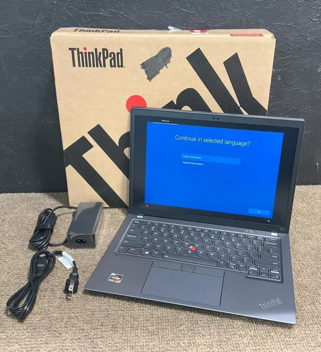 Lenovo ThinkPad X13 Gen2 R7-5850U 16GB 512GB WiFi6 13.3T W10P64