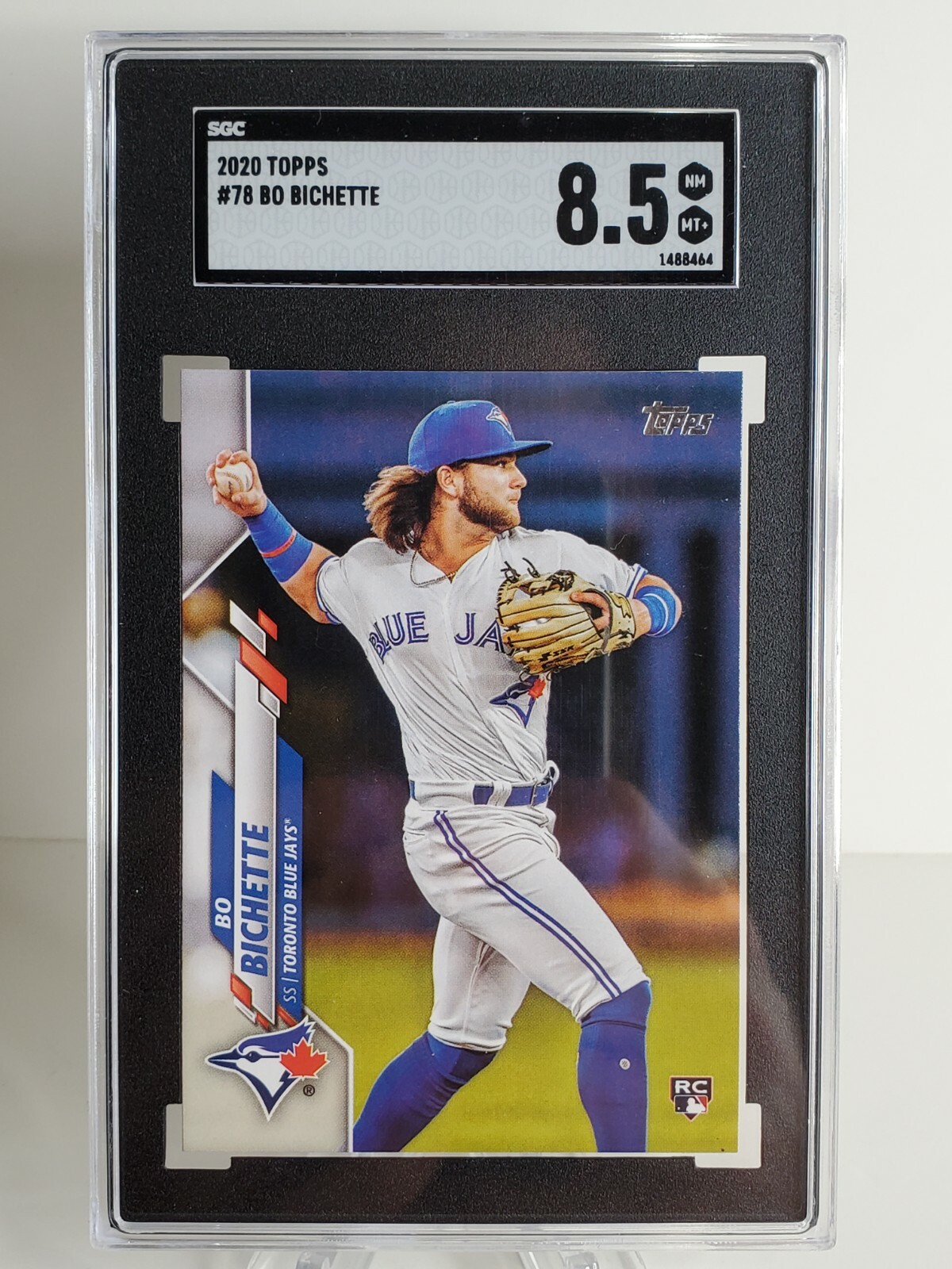2020 Topps "BO BICHETTE" #78 ROOKIE RC! Graded SGC NM-MT 8.5 Toronto BLUE  JAYS🔥 | eBay