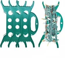 Christmas Light Storage Holder  All Purpose Holiday Light Storage, 4 Pack Green