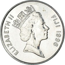 [#1327524] Monnaie, Fidji, 10 Cents, 1996