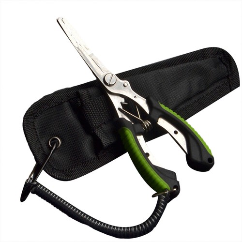 Fishing Pliers Stainless Steel Fishing Hook Remover Fishing Line Cutter Scissors - Picture 10 of 10
