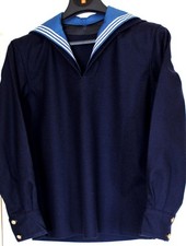 VINTAGE SOVIET MILITARY NAVY UNIFORM WINTER NAVAL SHIRT ORIGINAL 1980th 100%Wool
