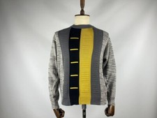 Carlo Colucci Knit Sweater Pullover Vintage Multicolor Size 50 1990s