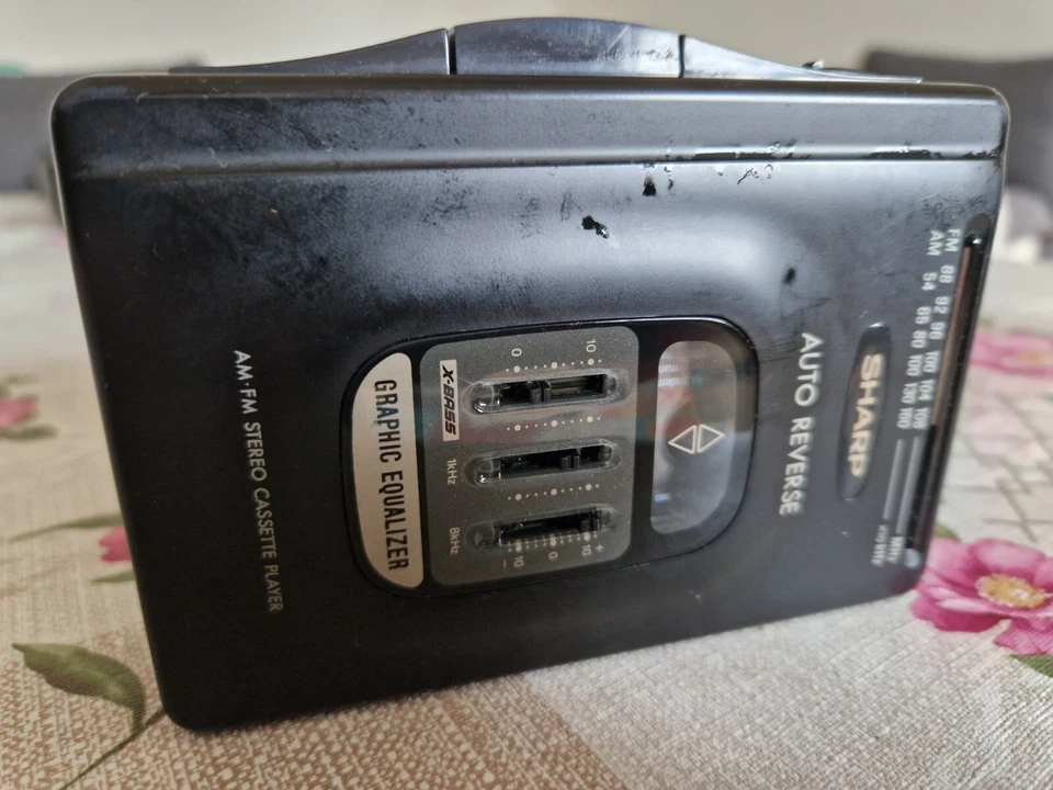 Sharp Walkman JC-516H (BK) Stereo Cassette Player - Bild 2 von 4