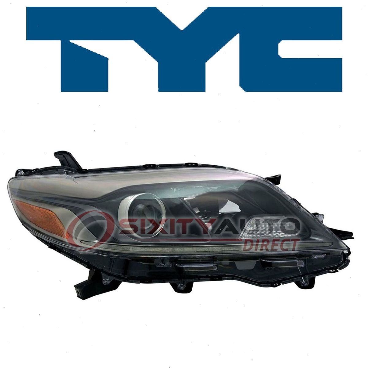 TYC Right Headlight Assembly for 2015-2019 Toyota Sienna Electrical Lighting ve