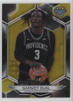 2023-24 Bowman U Best Yellow Refractor 37/75 Garwey Dual #73 j8o