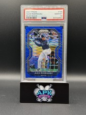 2021 Panini Prizm Baseball Blue Wave Prizm Alex Rodriguez #195 Mariners #48/60
