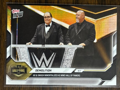 Demolition – Demolition - 2026 WWE Topps NOW® - Card HOF3 - PR: 500
