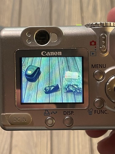 Canon PowerShot A75 3.2MP Retro Digital Camera, Memory Card, Bag, Strap, Cords - Picture 15 of 21