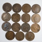 1865 Indian Head Penny Lot of 15 Coins Exact Shown