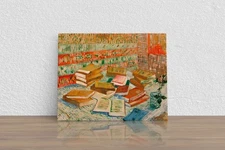 Vincent van Gogh "Still Life – French Novels a" Canvas Print Wall Art Home Decor