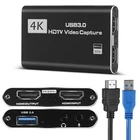 Tyvolixion 4K HDMI 1080P 60FPS Gaming Capture Card USB Video Capture Device