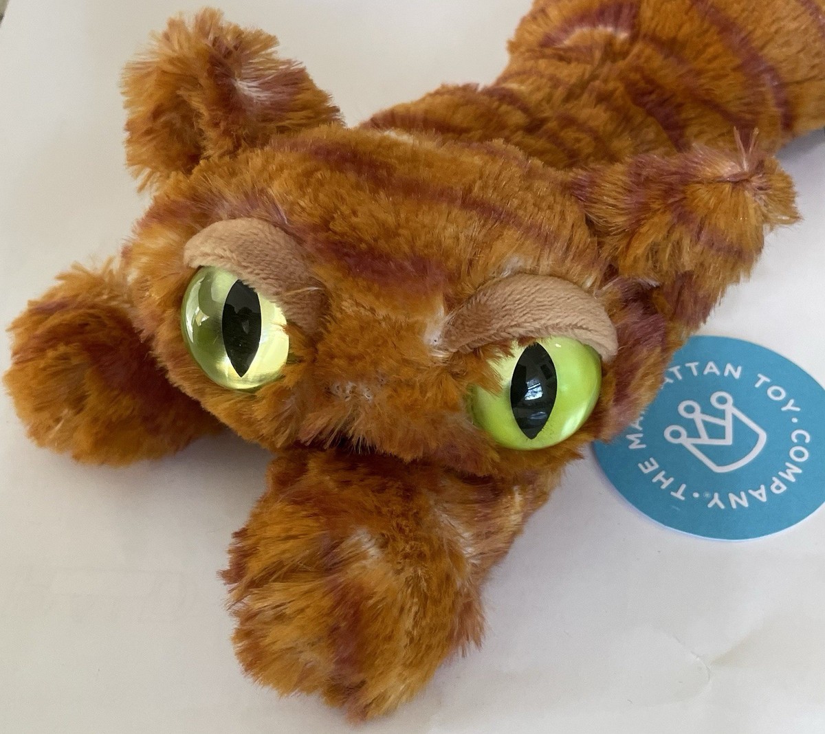Manhattan Toy Ginger the Lavish Lanky Cats Green Eyes Plush 2015