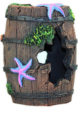 Wishlotus Aquarium Fish Tank Decorations, Aquarium Hideout House Theme Plastic P