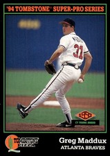 Greg Maddux 1994 Score Tombstone Pizza Super-Pro Series #14 Braves MLB READ