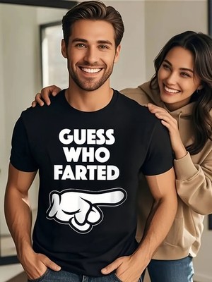 Funny Who Farts T-Shirt This Guy Farts T-Shirt Featured a Fun Design DIY Sh
