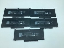 Lot Of 5 Dell  F3YGT 60Wh Battery For Dell Latitude 7280 7480 7380 7290 7490