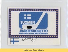 1989 Hockey World Championship Stickers Team Finland (National Team) READ 02ro