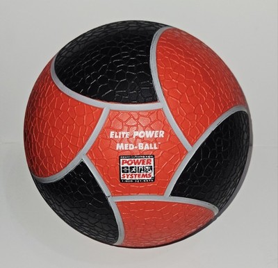Power Systems Elite Power Medicine Ball 10 Lb. Red Black
