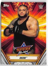 2019 Topps WWE SummerSlam #1 Akam