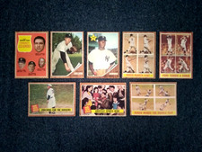 1962 Topps Babe Ruth Roger Maris Whitey Ford Kubek Yankees Rookie Baseball Lot 8
