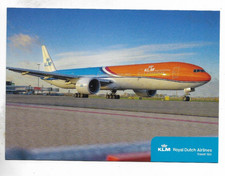 KLM ISSUED 777 POSTCARD