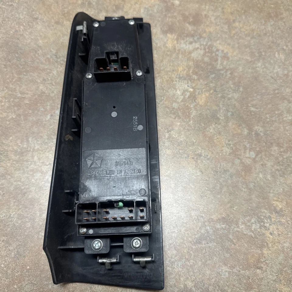 BONITO 01-03 Dodge Durango Dakota Quad CAB Master Interruptor de ventana eléctrica OEM Foto 4 de 4