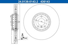 Disque de frein BMW 725