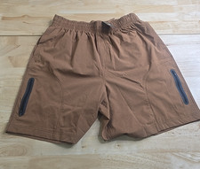 Under Armour Men's UA Unstoppable Vented Shorts Brown Size Large