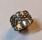 Vintage Sterling Silver Heart Ring Size 6.25