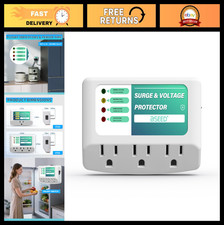3 Outlet Surge Protector with Voltage Protection Light Indicators for Home App