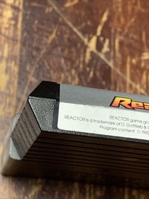 Reactor Atari 2600 Video Game Cartridge ( Vintage 1982)